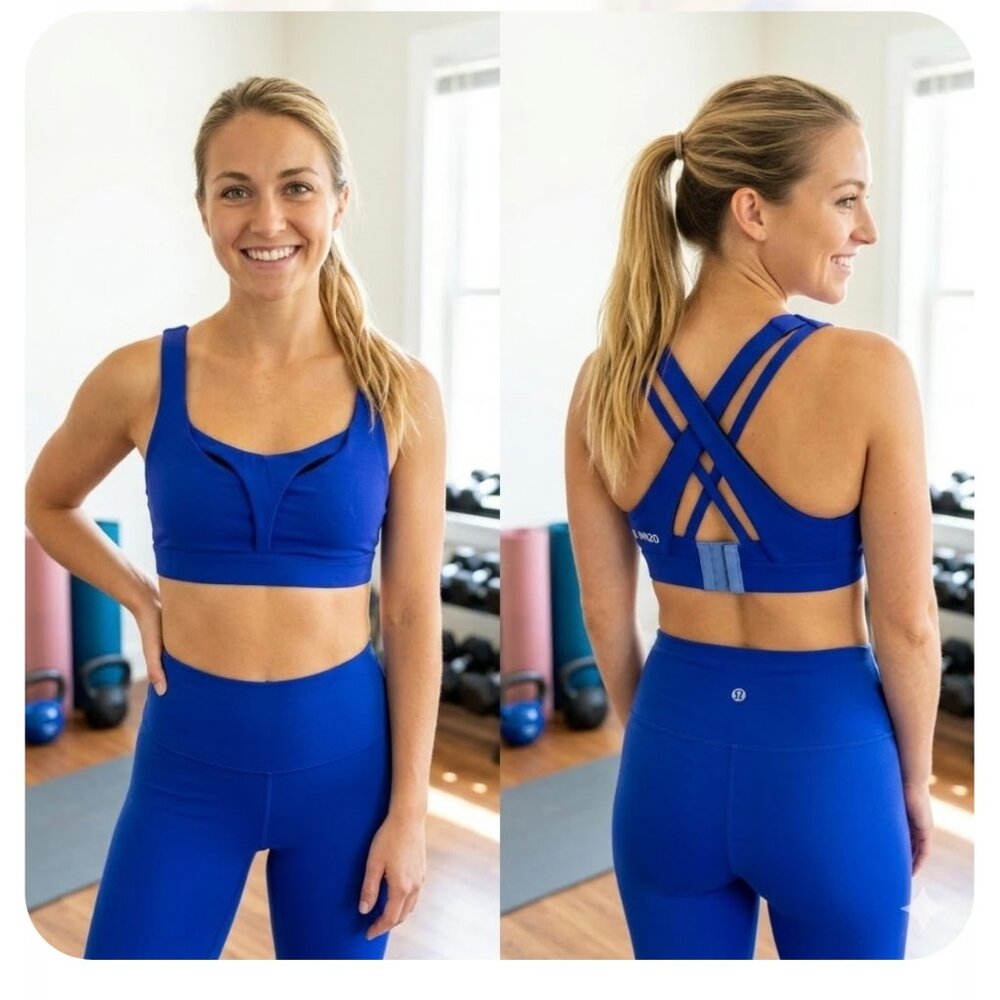 Lululemon Energy Sport Bra Blue Size 6